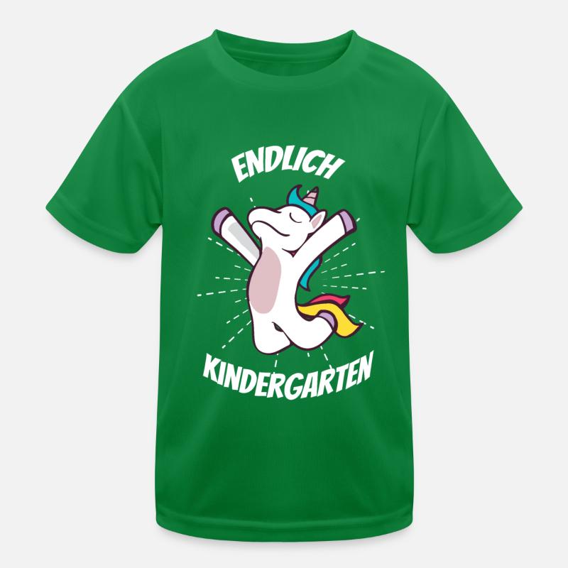 Kindergartenkind Geschenk Endlich Kindergarten Fun Kinder Funktions-T-Shirt
