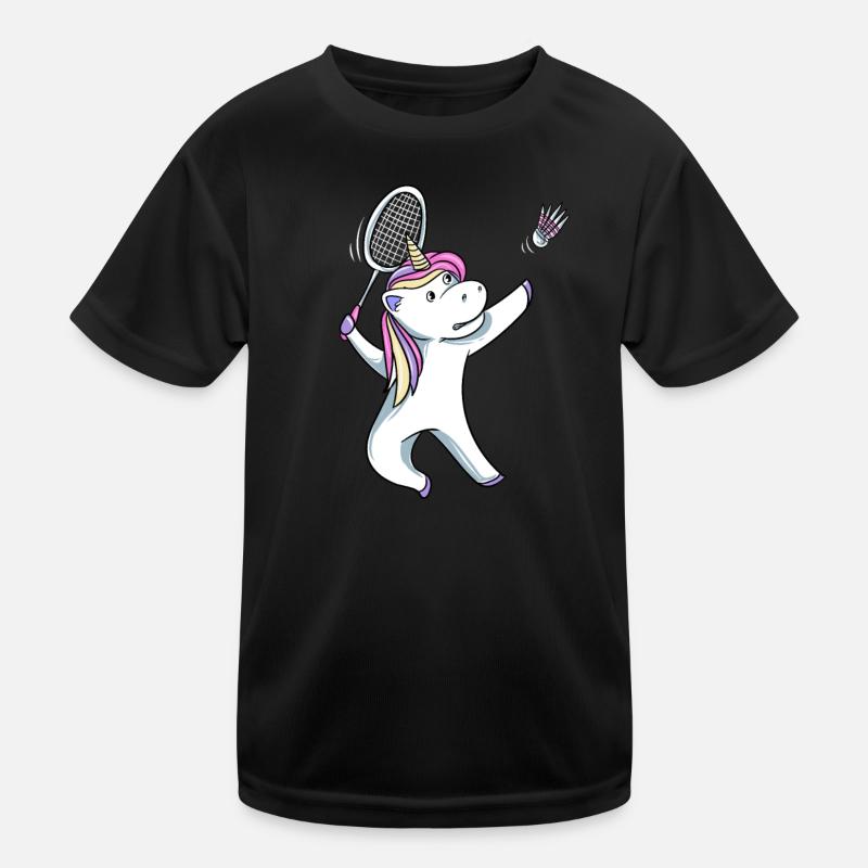 Licorne Badminton T-shirt sport Enfant