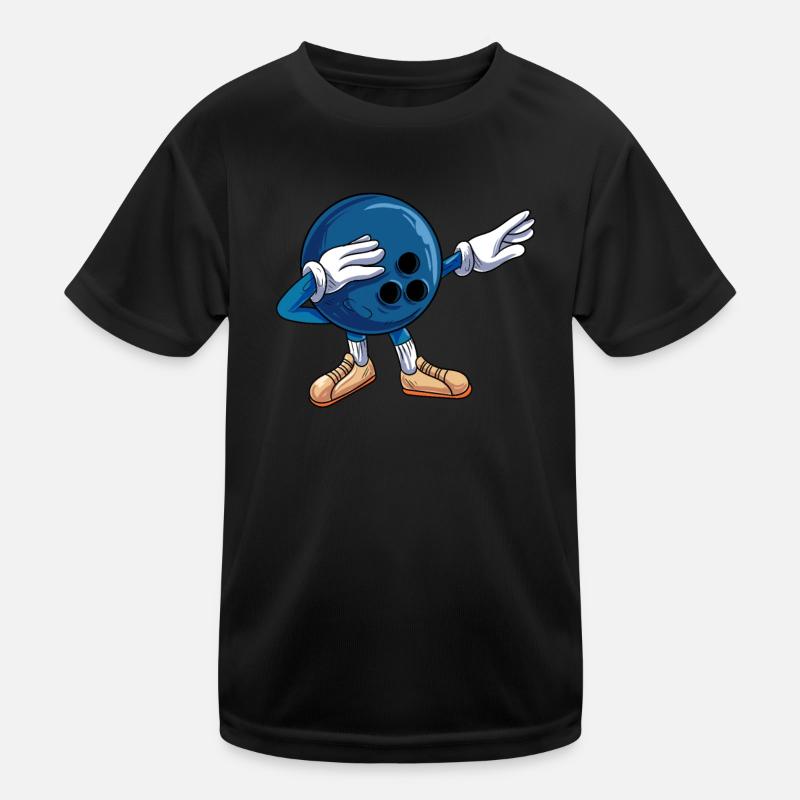 Boule de bowling Dabbing T-shirt sport Enfant