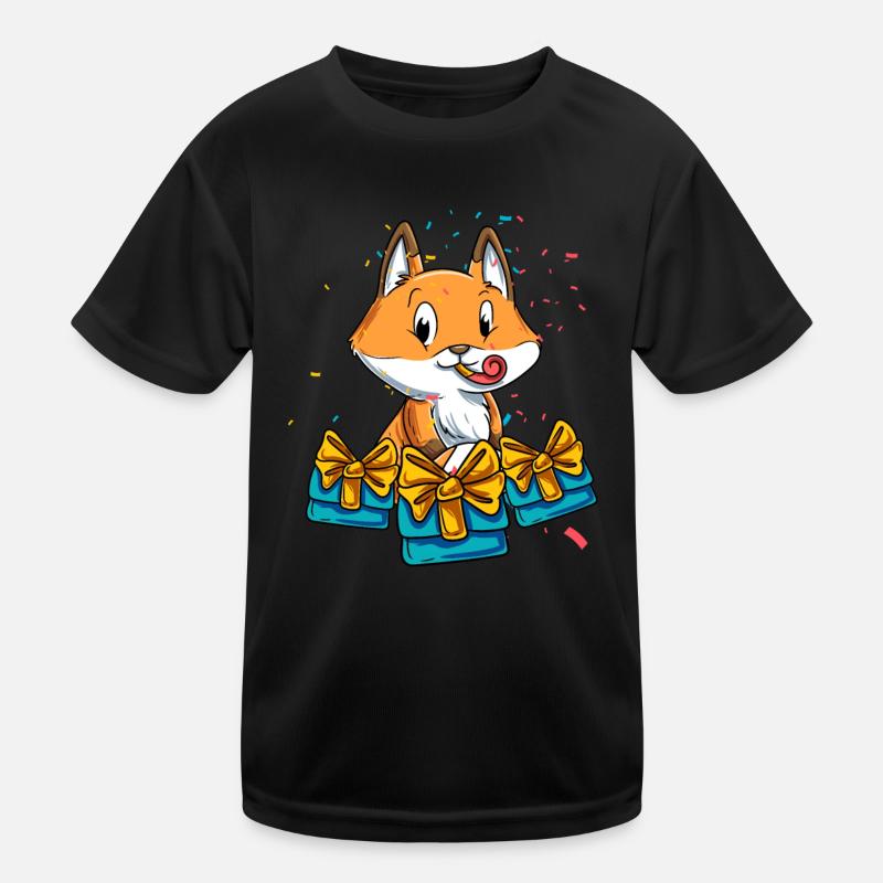 Fuchs Geburtstag Kinder Funktions-T-Shirt