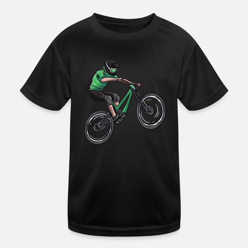 Mountain biker MTB Kids Functional T-Shirt