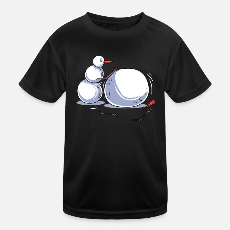 Snowman Kids Functional T-Shirt