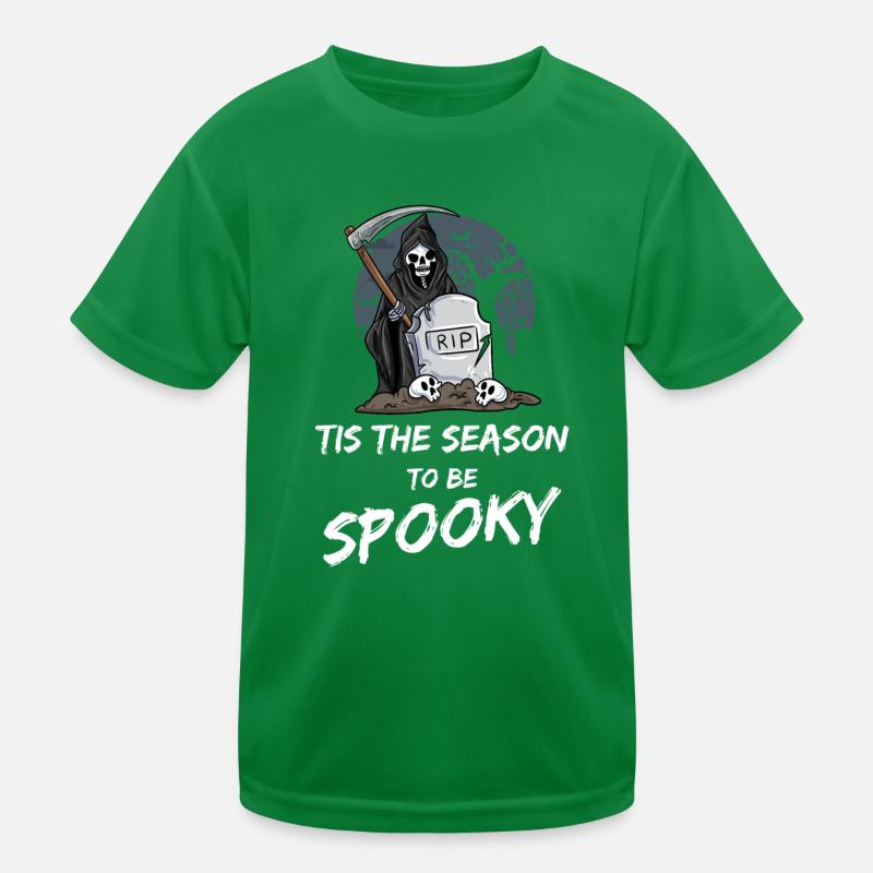 Squelette d’Halloween Grim Reaper T-shirt sport Enfant