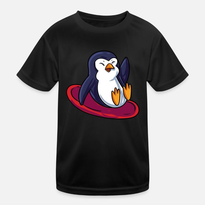 Penguin Sledge Kids Functional T-Shirt