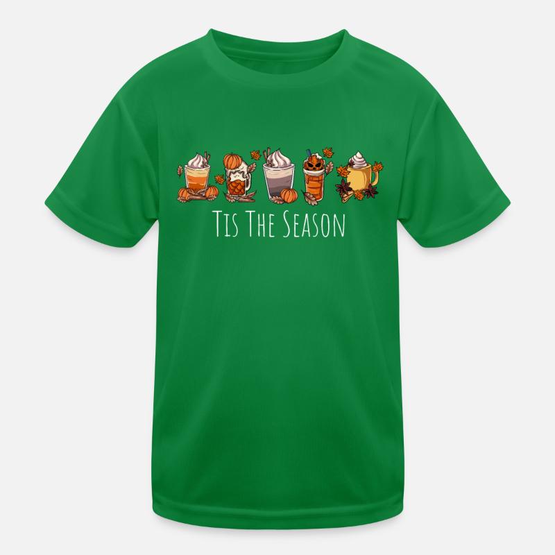 Latte Macchiato Coffee Kids Functional T-Shirt