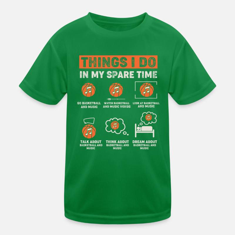 Basketteur de basket-ball T-shirt sport Enfant
