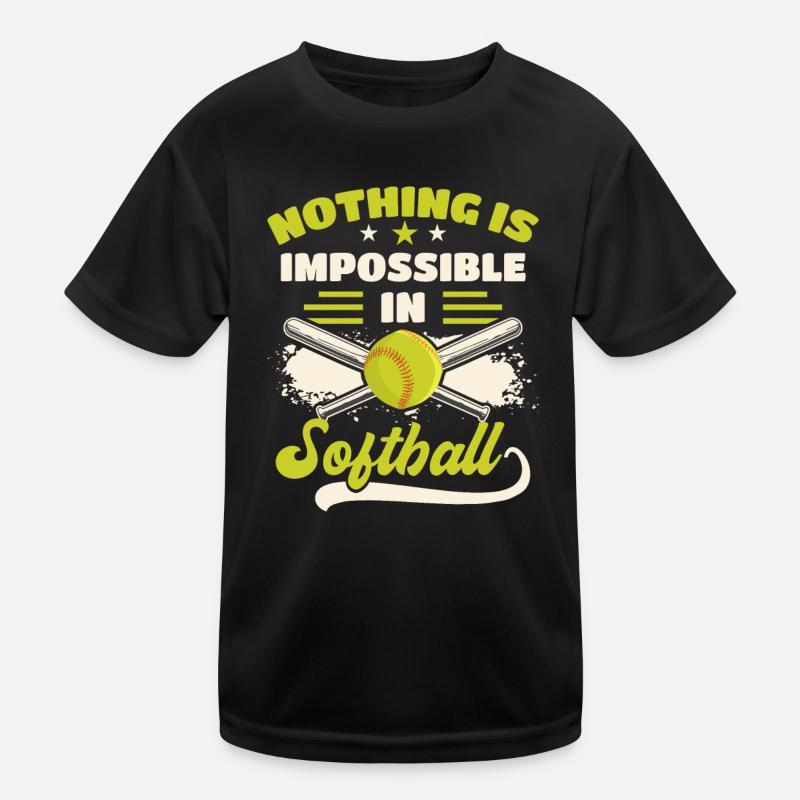 Softball Sporttrainer Kinder Funktions-T-Shirt