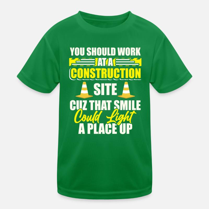 Joinery Civil Engineer Kids Functional T-Shirt