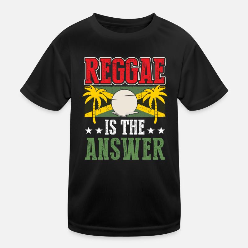 Rasta Punk Rap Rastafari Jamaikanisch Kinder Funktions-T-Shirt