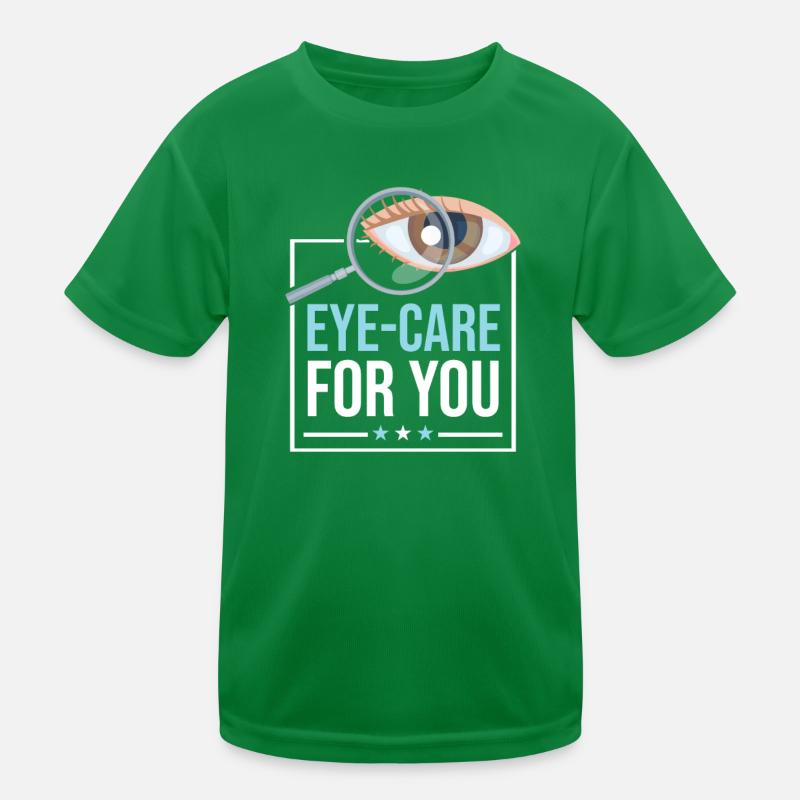 Optometry Ophthalmologist Kids Functional T-Shirt