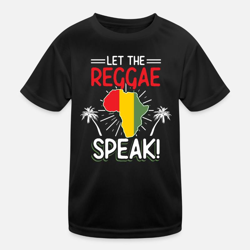Musik Jamaika Rastafari Kinder Funktions-T-Shirt