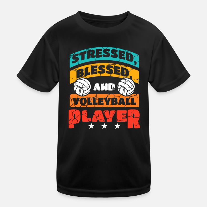 Volleyball Kids Functional T-Shirt