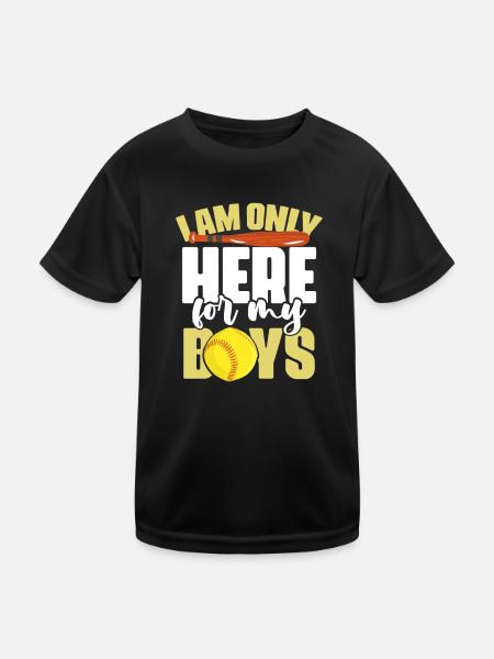 Sports Athletes Player Mother Mother Life - Kids Functional T-Shirt - black - Front