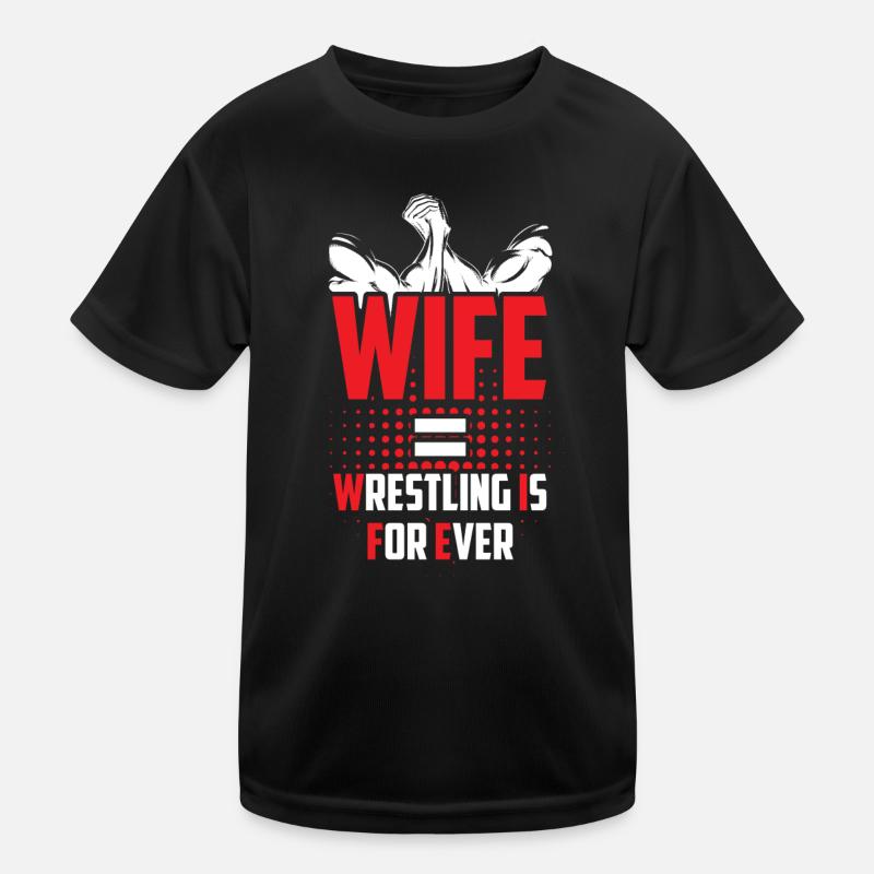 Ringen Grappling Wrestler Kinder Funktions-T-Shirt