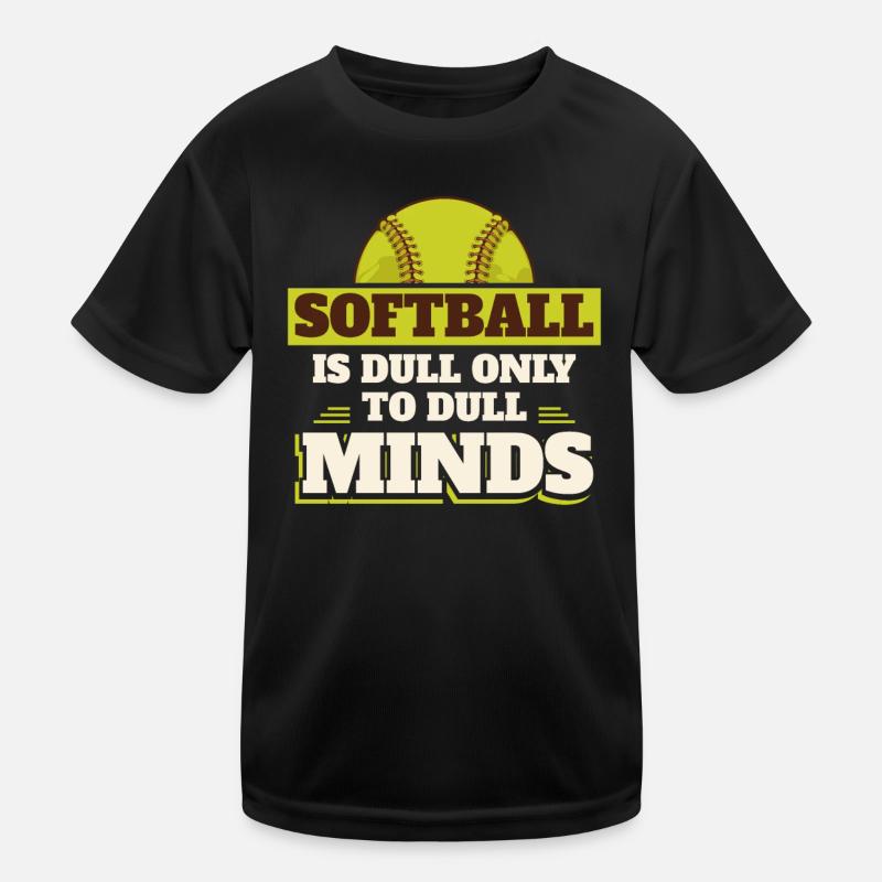 Softball Fänger Sport Kinder Funktions-T-Shirt