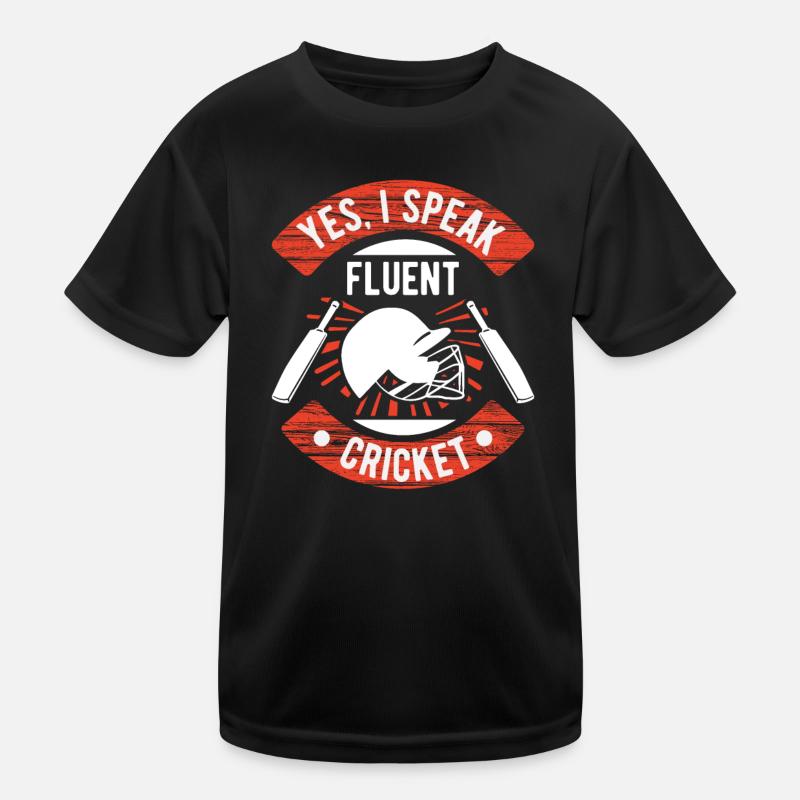 Kricket Mannschaftssportarten Kinder Funktions-T-Shirt