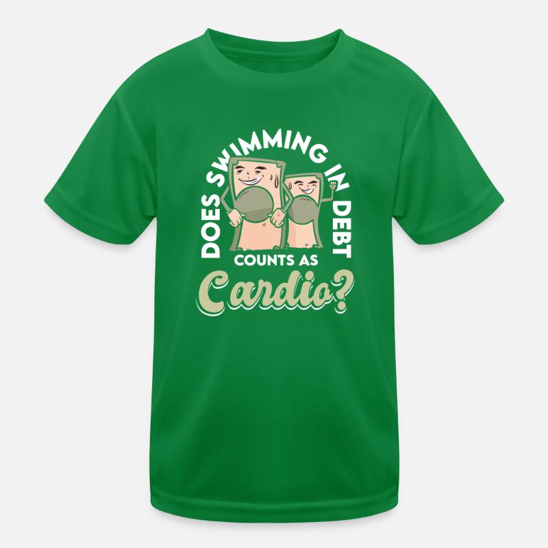Nager dans l’endettement compte comme une dette cardio T-shirt sport Enfant