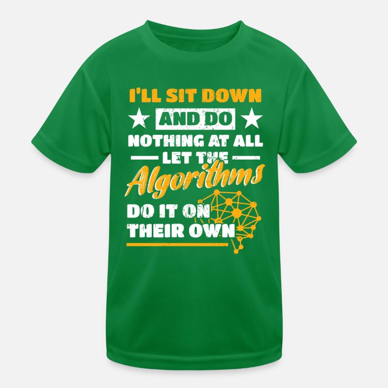 Algorithmen Computerprogrammierer Roboteringenieur Kinder Funktions-T-Shirt