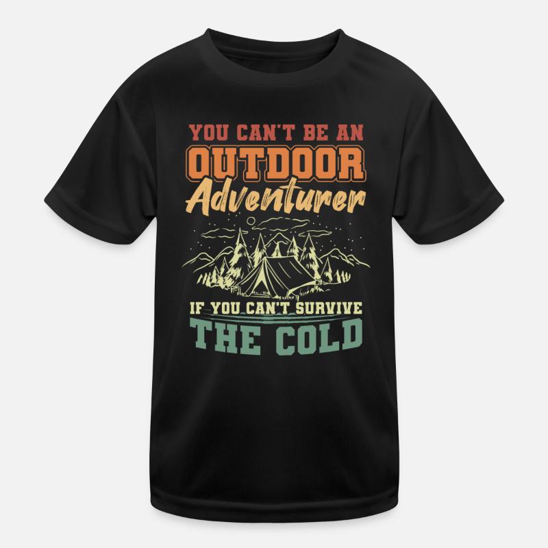 Cooling Survive Cold Adventurers Kids Functional T-Shirt