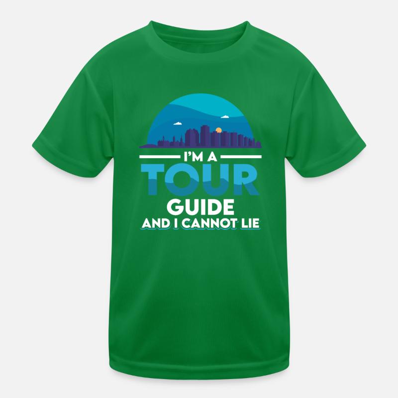 Tour Guide Guide Kids Functional T-Shirt