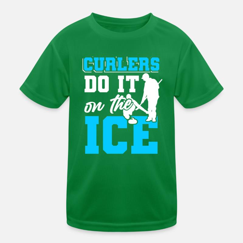 Curling Sport Curler T-shirt sport Enfant