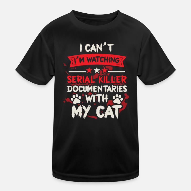 Documentary Kitty Cat Lover Kids Functional T-Shirt