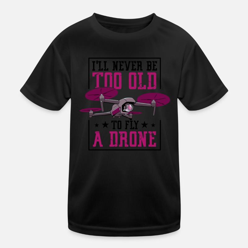 Quadcopter FPV RC Avion Quad Pilotes T-shirt sport Enfant