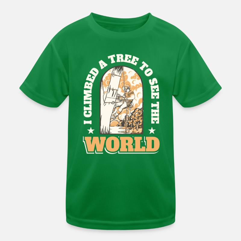 Baumpfleger Baumchirurg Holzfäller Kinder Funktions-T-Shirt