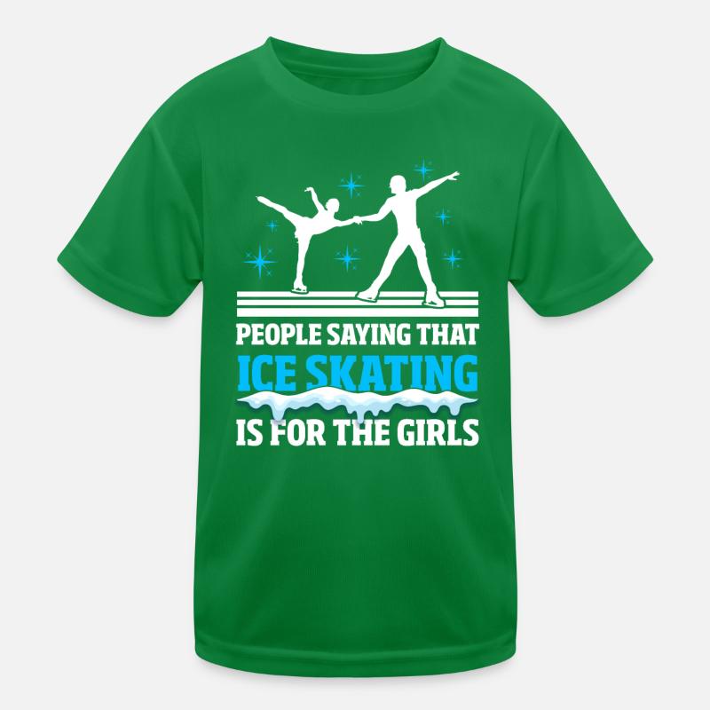 Speed skating Kids Functional T-Shirt