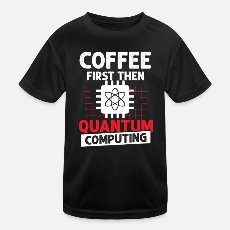 Quantenphysik Qubit Kinder Funktions-T-Shirt