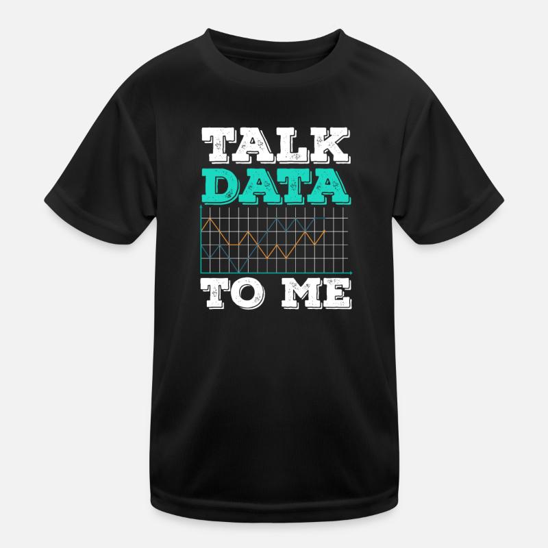 USA Computer Statistik Sprich Daten zu mir Kinder Funktions-T-Shirt
