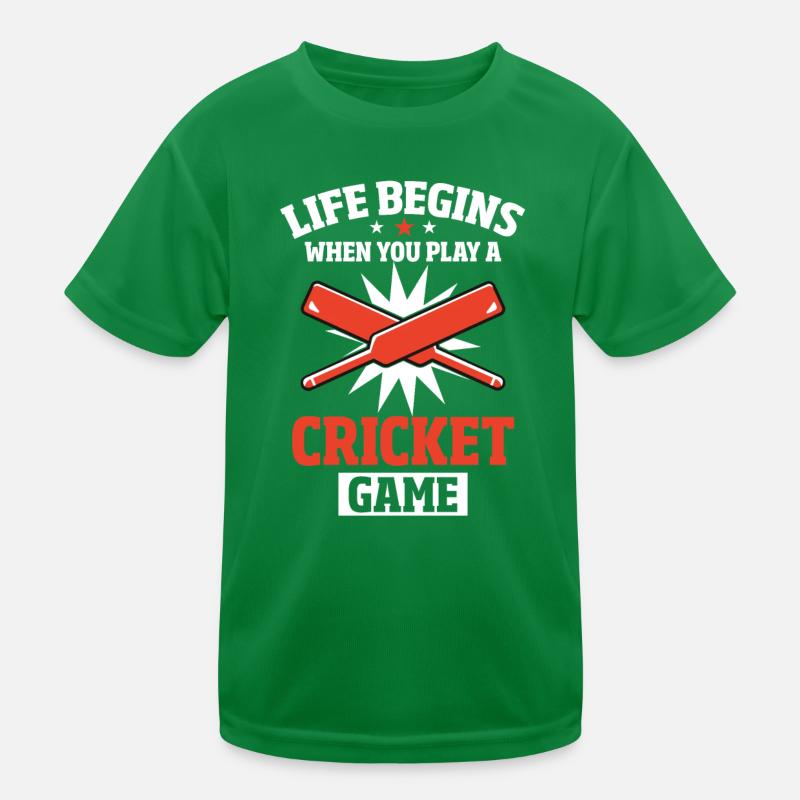 Joueurs de cricket T-shirt sport Enfant