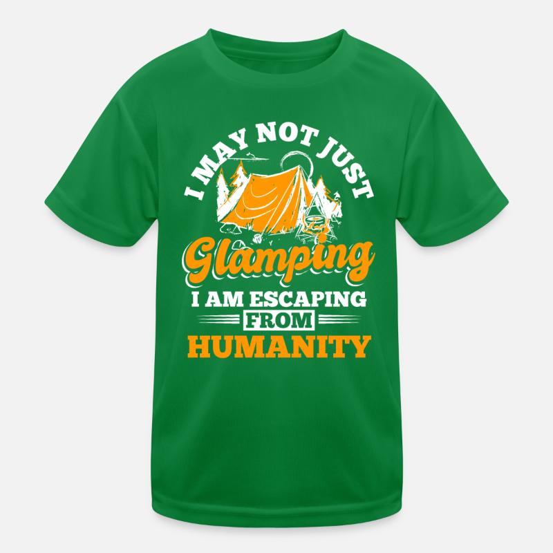 Glamping Glamper Camper T-shirt sport Enfant