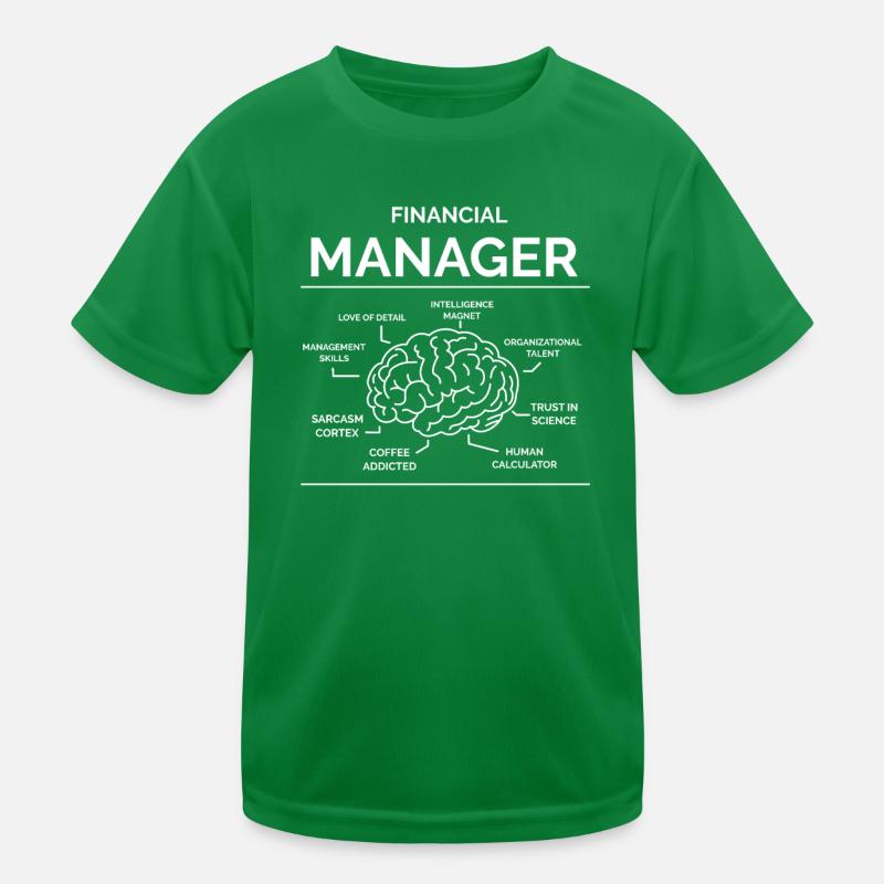 Finance Manager Kids Functional T-Shirt