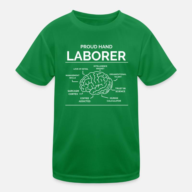 Handlanger Handwerker Kinder Funktions-T-Shirt