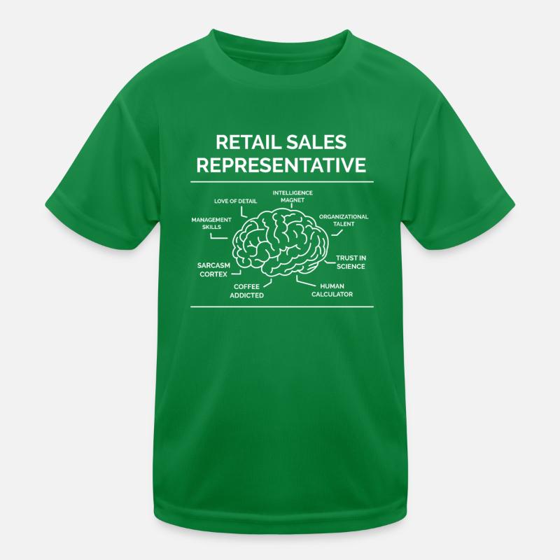 Retail Sales Representative Kids Functional T-Shirt