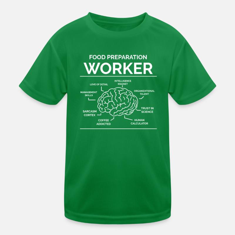 Arbeiter Kinder Funktions-T-Shirt