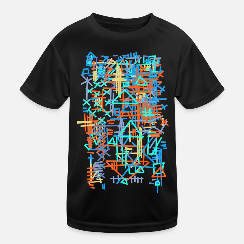 Pattern / Bauhaus carpet Kids Functional T-Shirt