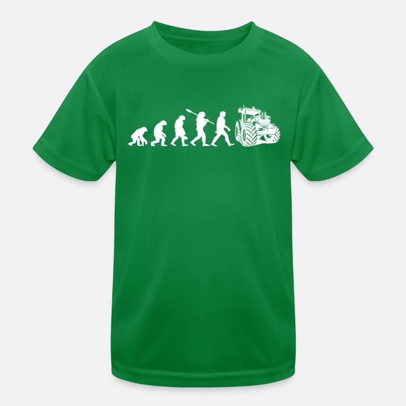 Evolution of the tractor Kids Functional T-Shirt