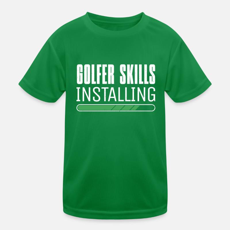 Golfeurs Golfeurs Golfeurs Compétences Golf T-shirt sport Enfant