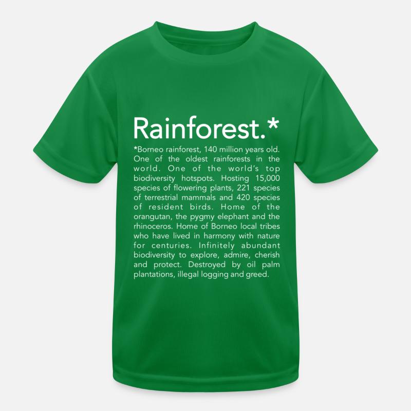 Rainforest cushion w&b Kids Functional T-Shirt