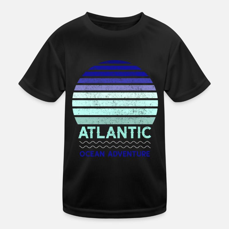 ATLANTIC - Ocean Adventure Sunset Blue, Light blue Kids Functional T-Shirt