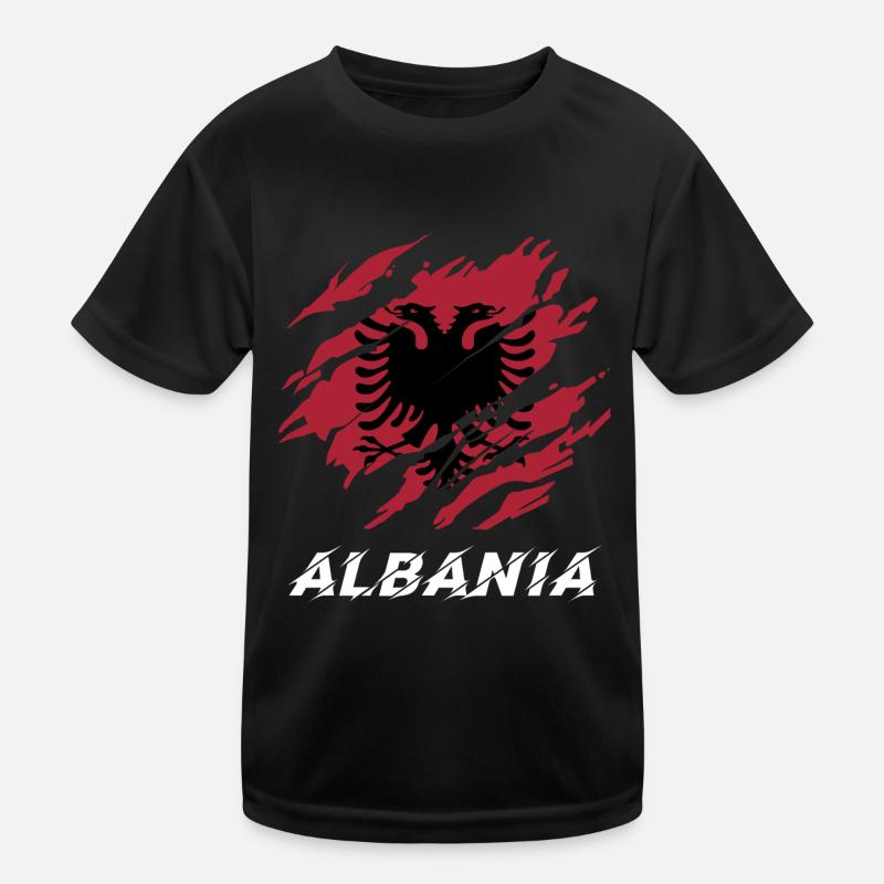 shqiptar Kinder Funktions-T-Shirt