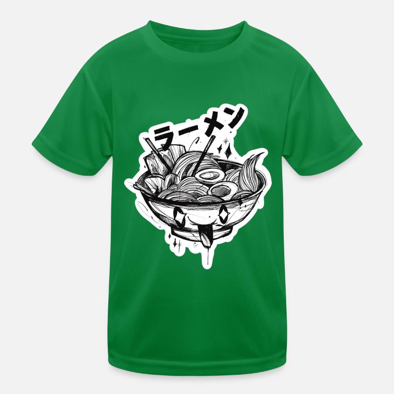 Ramen Schale Kinder Funktions-T-Shirt