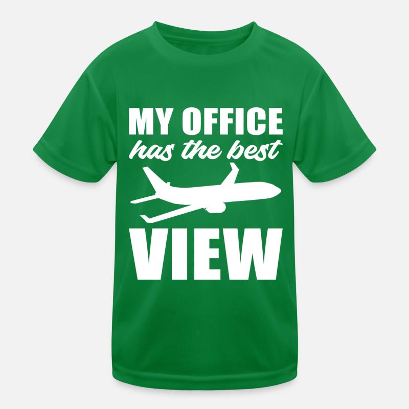 Beste Aussicht Kopilot Geschenk Kinder Funktions-T-Shirt