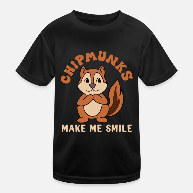 Les tamias mignons animaux de la forêt T-shirt sport Enfant