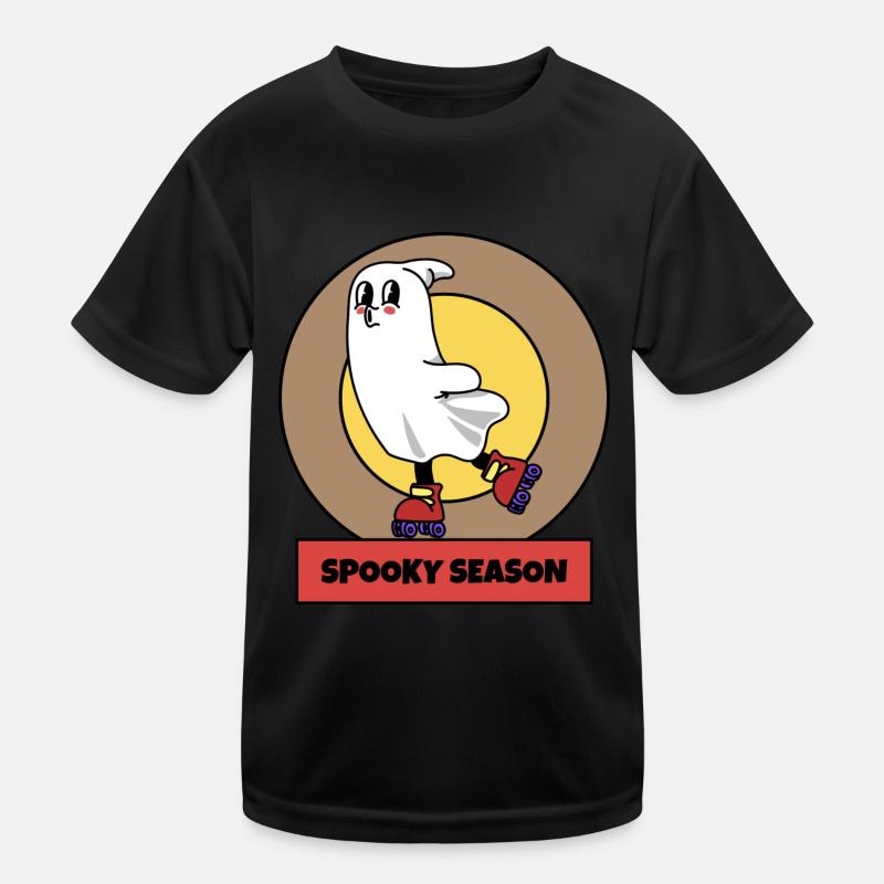 Fröhlicher Geist auf Rollschuhen Kinder Funktions-T-Shirt