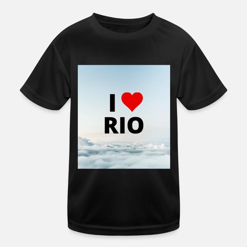 ICH LIEBE RIO Kinder Funktions-T-Shirt