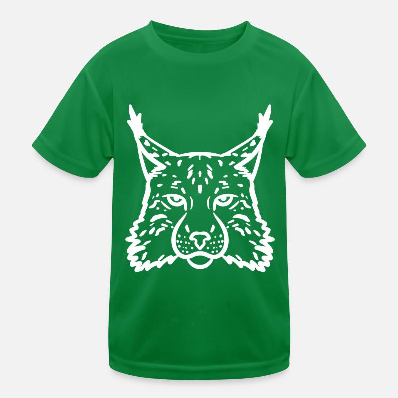 Lynx white Kids Functional T-Shirt