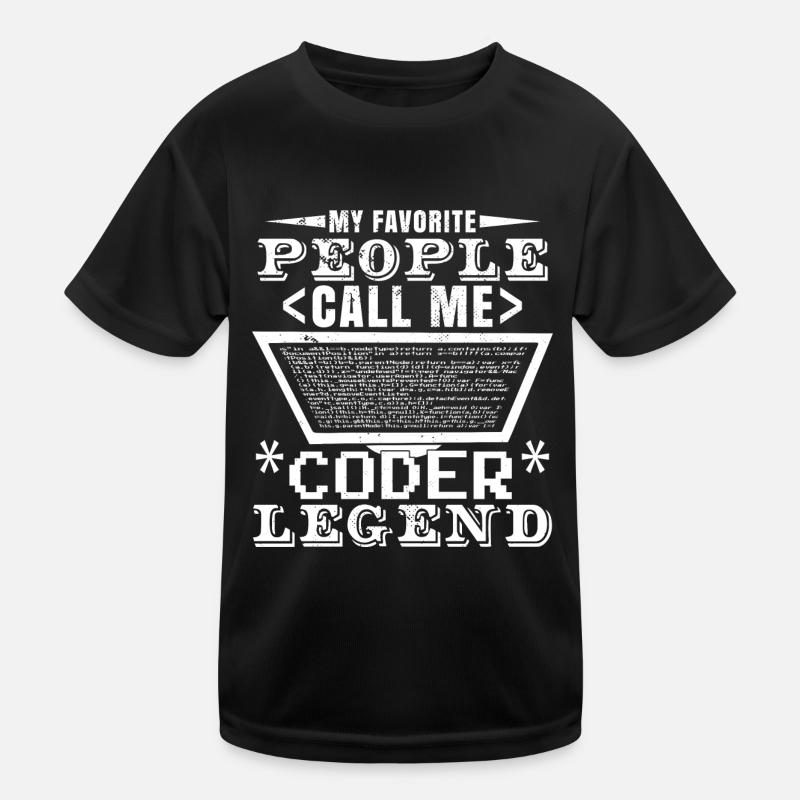 Coder-Legende Kinder Funktions-T-Shirt